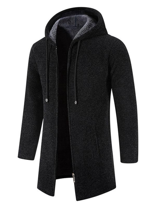 Men's casual zipper hooded cardigan - 808Lush