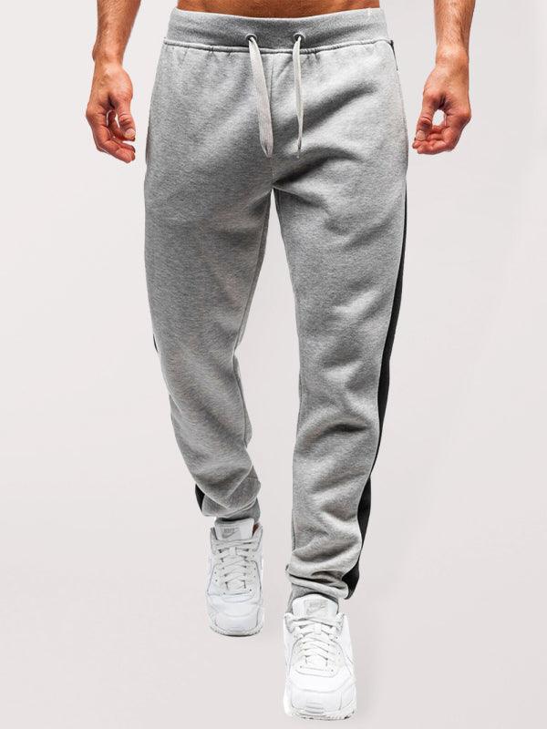 Men's fashion casual stitching pencil trousers - 808Lush