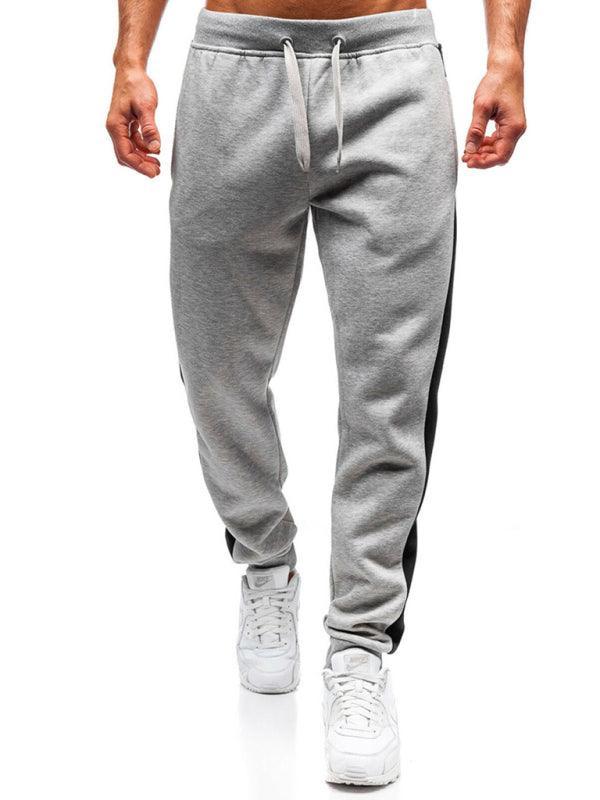 Men's fashion casual stitching pencil trousers - 808Lush