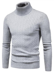 Men's knitted sweater cross-border turtleneck slim fit bottoming sweater - 808Lush