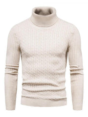 Men's knitted sweater cross-border turtleneck slim fit bottoming sweater - 808Lush