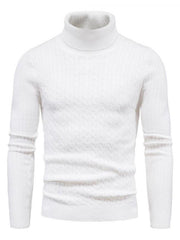 Men's knitted sweater cross-border turtleneck slim fit bottoming sweater - 808Lush