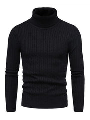 Men's knitted sweater cross-border turtleneck slim fit bottoming sweater - 808Lush