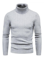 Men's knitted sweater cross-border turtleneck slim fit bottoming sweater - 808Lush