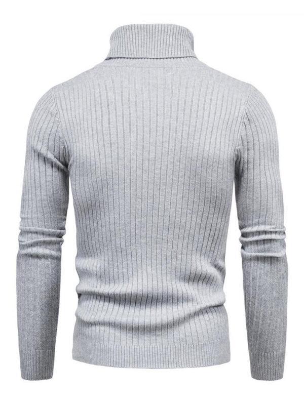 Men's knitted sweater cross-border turtleneck slim fit bottoming sweater - 808Lush