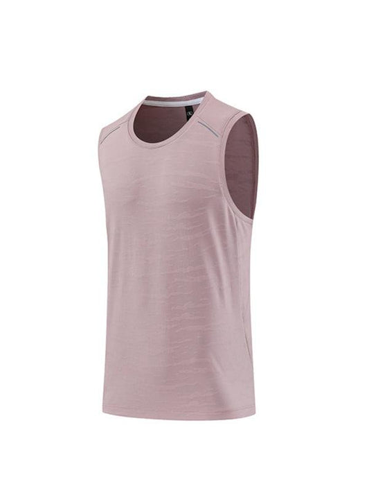 Men's loose round neck breathable and quick-drying running sports vest - 808Lush