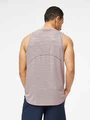 Men's loose round neck breathable and quick-drying running sports vest - 808Lush