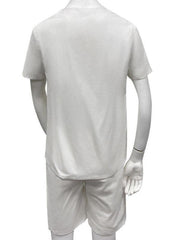 Men's casual lace-up beach cotton linen shirt - 808Lush