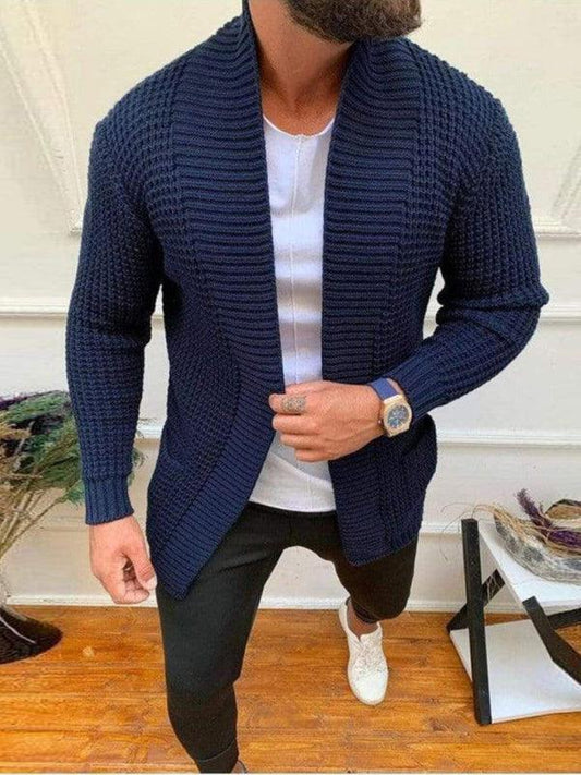 Men's loose casual knitted cardigan - 808Lush