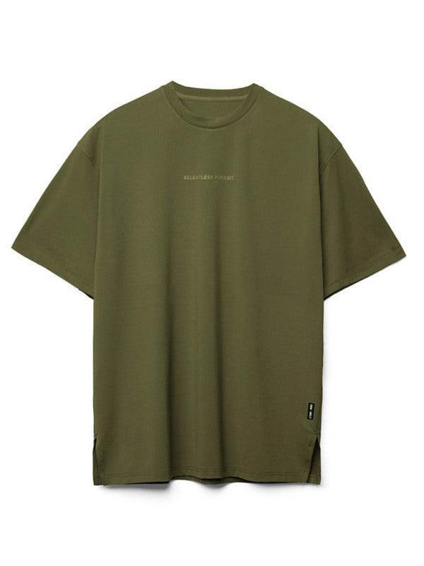 Men's round neck short-sleeved solid color quick-drying all-match sports T-shirt - 808Lush