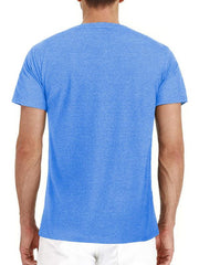 Men's solid color casual short-sleeved T-shirt - 808Lush