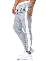 Men's sports color block casual trousers - 808Lush