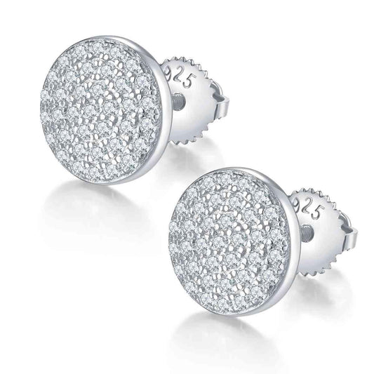 Moissanite 925 Sterling Silver Earrings - 808Lush