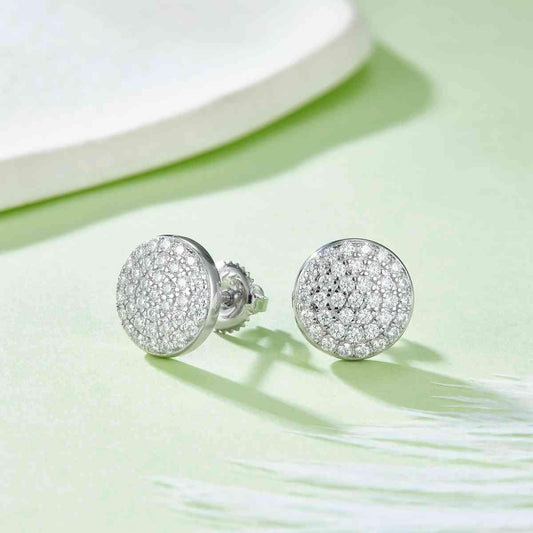 Moissanite 925 Sterling Silver Earrings - 808Lush