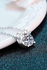 Moissanite 925 Sterling Silver Necklace - 808Lush