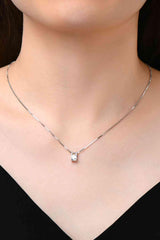 Moissanite 925 Sterling Silver Necklace - 808Lush