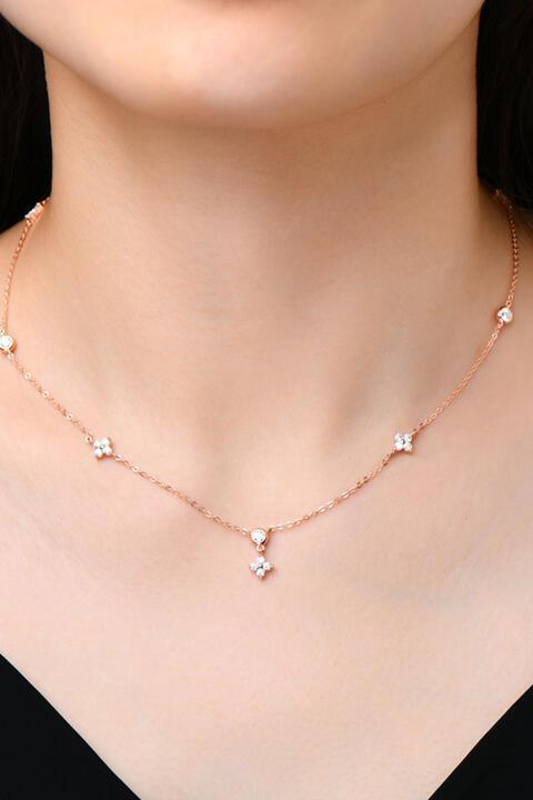 Moissanite 925 Sterling Silver Necklace - 808Lush