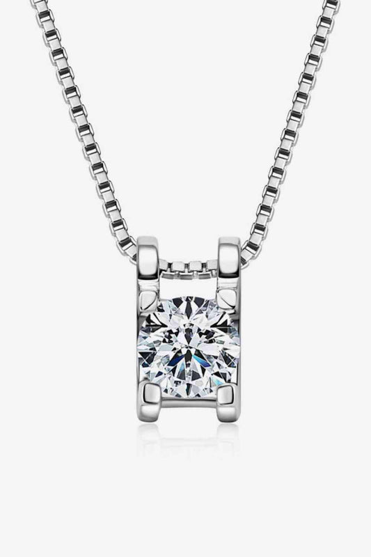 Moissanite 925 Sterling Silver Necklace - 808Lush