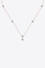 Moissanite 925 Sterling Silver Necklace - 808Lush