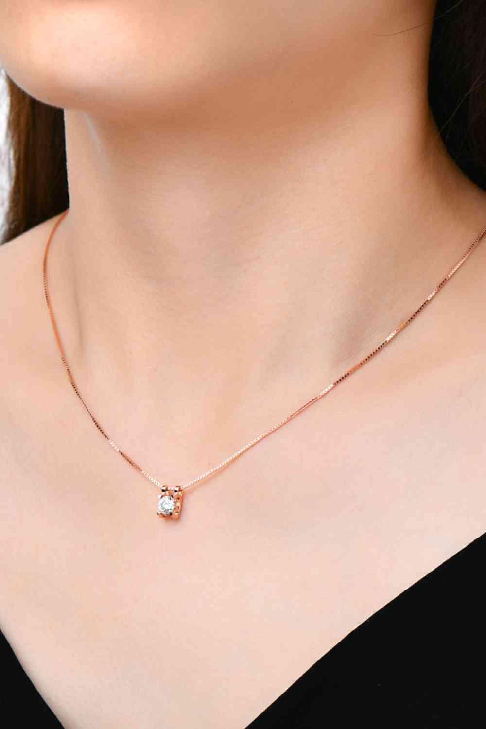 Moissanite 925 Sterling Silver Necklace - 808Lush