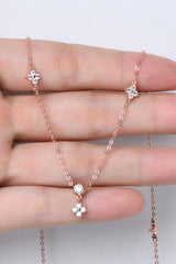 Moissanite 925 Sterling Silver Necklace - 808Lush