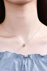 Moissanite 925 Sterling Silver Necklace - 808Lush