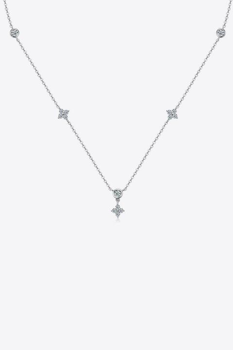 Moissanite 925 Sterling Silver Necklace - 808Lush