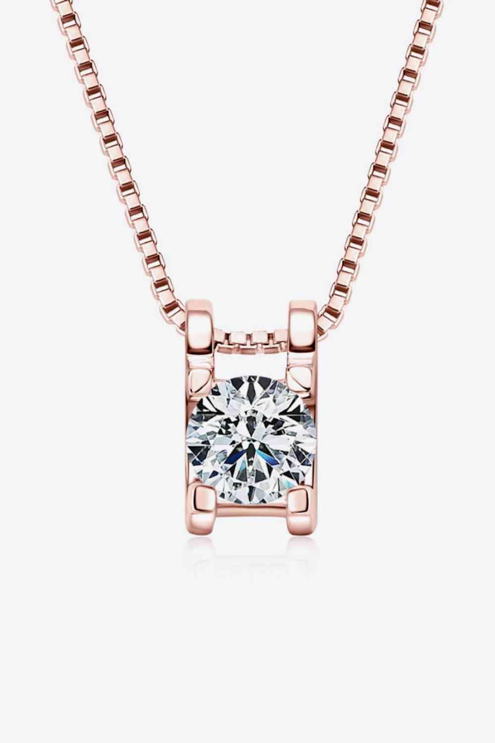 Moissanite 925 Sterling Silver Necklace - 808Lush