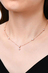 Moissanite 925 Sterling Silver Necklace - 808Lush