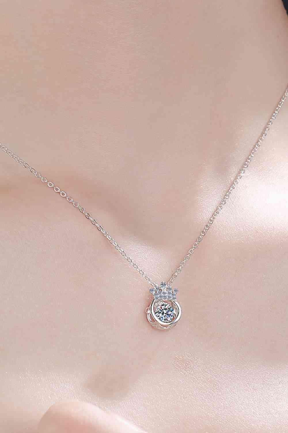 Moissanite 925 Sterling Silver Necklace - 808Lush