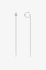 Moissanite 925 Sterling Silver Threader Earrings - 808Lush