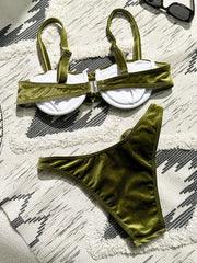 Fashion Retro Sexy 3D Flower Bikini - 808Lush