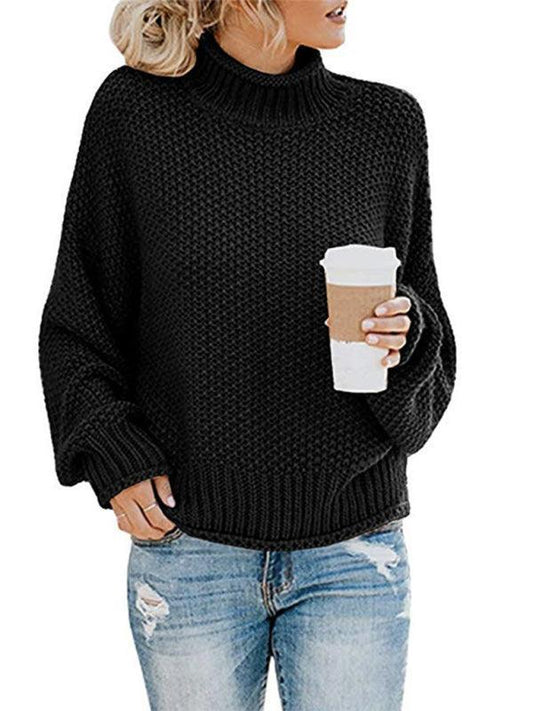 Contrast Color Knitted Sweater Sweater - 808Lush