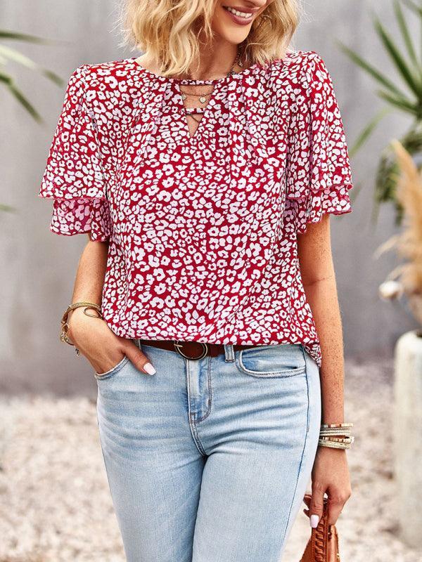 Ladies Casual Bohemian Shirt Tops - 808Lush