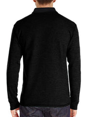 Men's Long Sleeve Lapel Bottoming POLO Shirt Top - 808Lush