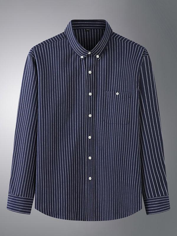 Men's Striped Long Sleeve Shirt - 808Lush