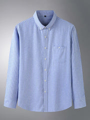 Men's Striped Long Sleeve Shirt - 808Lush