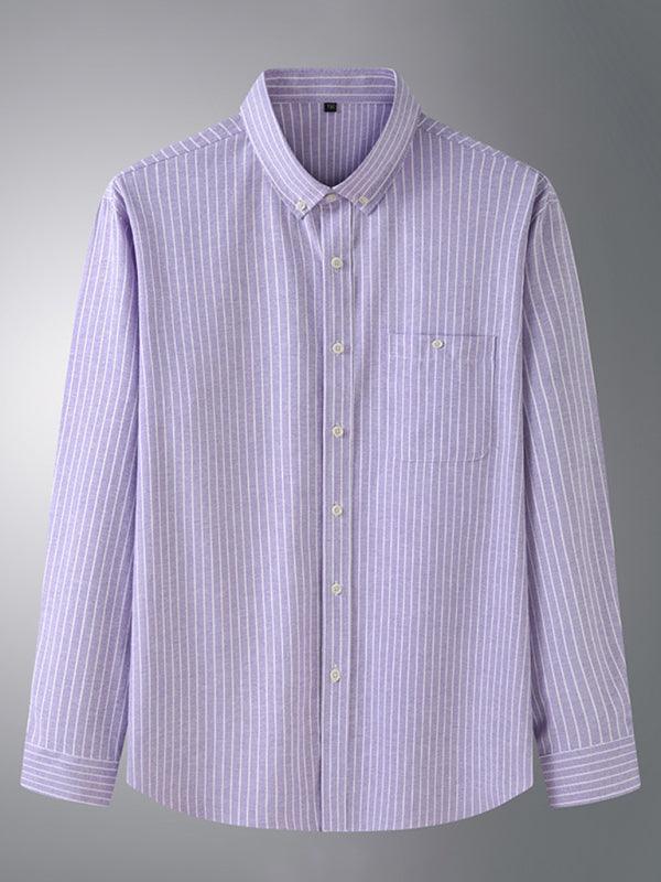 Men's Striped Long Sleeve Shirt - 808Lush