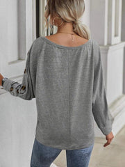 Simple and Comfortable Button Long Sleeve - 808Lush