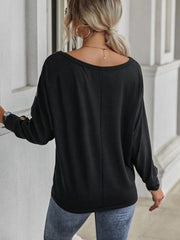 Simple and Comfortable Button Long Sleeve - 808Lush