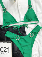 double-sided sexy love swimsuit bikini - 808Lush