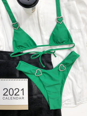 double-sided sexy love swimsuit bikini - 808Lush