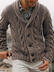 men's cardigan sweater base sweater large size sweater jacket - 808Lush