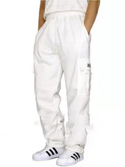 men's loose overalls trousers foot multi-pocket tether men's loose overalls trousers - 808Lush