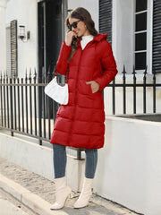 winter mid-length slim cotton jacket warm down cotton jacket - 808Lush