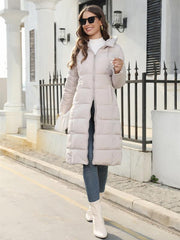 winter mid-length slim cotton jacket warm down cotton jacket - 808Lush