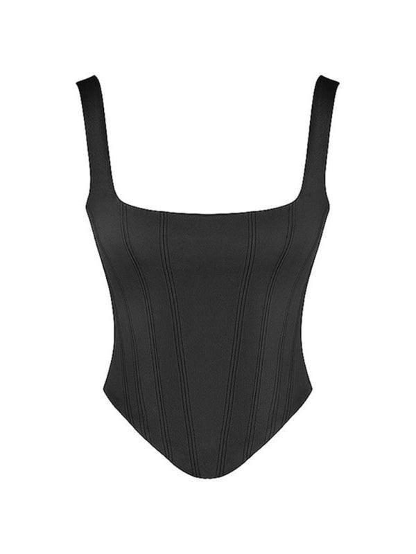 women's camisole elastic tight vest top - 808Lush