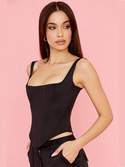 women's camisole elastic tight vest top - 808Lush