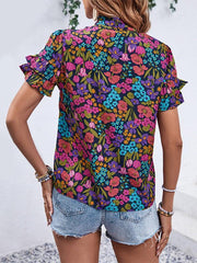 women's clothing printed ethnic style shirts - 808Lush