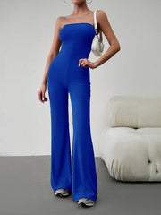 women's elegant temperament slim sexy tube top jumpsuit - 808Lush